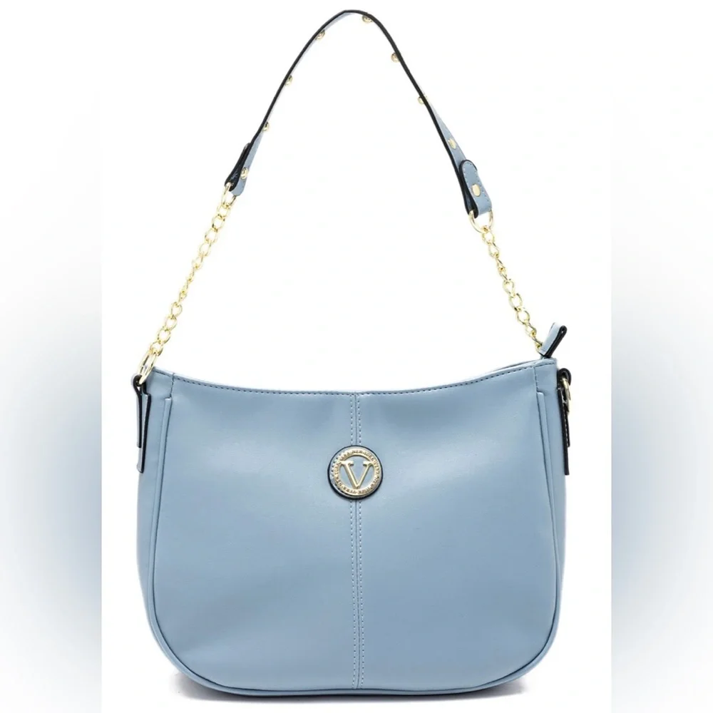 Women’s Handbags VERA NEW YORK Rita Hobo Bag Denim Blue NEW